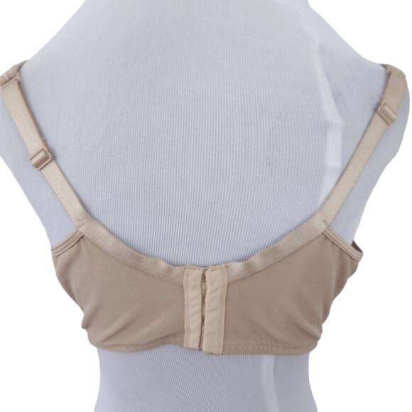 Cacique Lace Bra Beige Underwire 40DDD Neutral Bra 40F - Picture 4 of 5